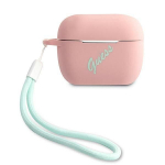 Tagakaaned Guess  Guess GUACAPLSVSPG AirPods Pro cover rose green/pink green Silicone Vintage