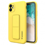 Tagakaaned Wozinsky  Wozinsky Kickstand Case silicone case with stand Samsung Galaxy A72 4G yellow