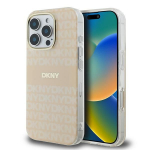 Muu telefoni lisavarustus DKNY  DKNY Repeat Texture Pattern With Stripe iPhone 16 Pro Max Case - Pink