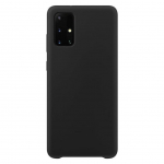 Tagakaaned Hurtel  Silicone Case Soft Flexible Rubber Cover for Samsung Galaxy A72 4G black