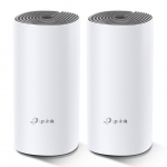 Ruuterid TP-Link C1200 Whole Home Mesh Wi-Fi System Deco E4 (2-pack) 802.11ac, 867+300 Mbit/s, 10/100 Mbit/s, Ethernet LAN (RJ-45) ports 2, Mesh Support Yes, MU-MiMO Yes, Antenna type 2xInternal