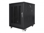 Serverid Lanberg Rack cabinet 19" free-standing 15U/600x800 (flat pack) with mesh door, black |