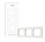 Nutikas seade AQARA SMART SWITCH FRAME H2 (3-GANG)/WHITE FE-X02D-W