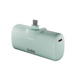 V&auml;line aku SBS  SBS EcoPower 5000 mAh 10W Powerbank with Built-in USB-C Port - Green