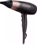 Tervishoid Remington  Hair Dryer | D5305 Rose Shimmer | 2200 W | Number of temperature settings 3 | Ionic function | Diffuser nozzle | Black/Rose