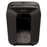 Kontoritarbed Fellowes Powershred LX41 Black, 17 L, Credit cards shredding, Mini-Cut Shredder, Paper handling standard/output 8 sheets per pass, Warranty 24 month(s)