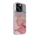 Tagakaaned Evelatus Apple iPhone 15 Pro Max PC Customized Print Design Marble Pink