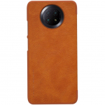 Tagakaaned Nillkin  Nillkin Qin leather holster case for Xiaomi Redmi Note 9T 5G brown