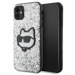 Tagakaaned Karl Lagerfeld  Karl Lagerfeld KLHCN61G2CPS iPhone 11 / Xr 6.1" silver/silver hardcase Glitter Choupette Patch
