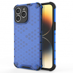 Tagakaaned Hurtel  Honeycomb case for iPhone 14 Pro Max armored hybrid cover blue