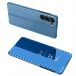 Tagakaaned Hurtel  Clear View Case cover for Samsung Galaxy S23+ flip cover blue