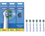 Hambahari Oral-B | Precision Clean Brush Set | EB20RX-6 | Heads | For adults | Number of brush heads included 6 | White