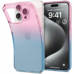 Tagakaaned Spigen  Spigen Liquid Crystal iPhone 15 Pro Case - Pink/Blue