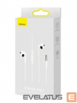K&otilde;rvaklapid Baseus Encok H17 3.5mm minijack wired headphones White