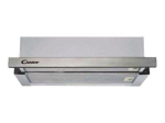 Integreeritav &otilde;hupuhasti Candy  CBT625/2X/1 Hood, B, Telescopic, Built-in, Width 60 cm, Extraction power 332 m&sup3;/h, Mechanical control, Silver
