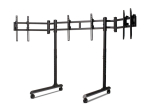 Teleri kinnitus Next Level Racing  Floor stand | Round Tube Freestanding Single Monitor Stand | Up to 3x43 " | Height adjustment, Tilt | Maximum weight (capacity) 50 kg | Black