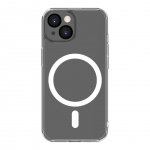 Tagakaaned Connect Apple iPhone 14 Clear Case With Magnetic and Camera Protection Transparent