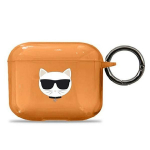 Tagakaaned Karl Lagerfeld  Karl Lagerfeld Choupette case for AirPods 3 - orange