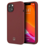 Tagakaaned Mercedes-Benz  Mercedes Silicone Line iPhone 13 Case - Red