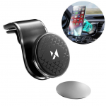 Automaatne hoidja Wozinsky Wozinsky Magnetic Car Grille Mount 360 Black (WMH-03)