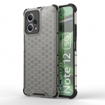 Tagakaaned Hurtel  Honeycomb case for Xiaomi Redmi Note 12 5G / Poco X5 5G armored hybrid cover black