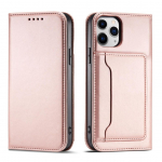 Tagakaaned Hurtel  Magnet Card Case for iPhone 12 Pro Max Pouch Card Wallet Card Holder Pink