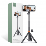 Kaameratarvik Tech-Protect  Tech-Protect L03S Bluetooth selfie stick with remote control, tripod up to 148cm and head 180 - black
