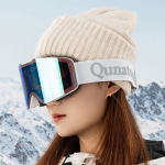Prillid Qunature  Qunature White Frameless Ski Goggles - White