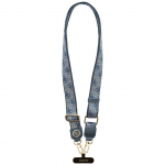S&uuml;learvuti kott Guess GUESS universal strap GUUCNP4DGMB (4G PU Strap Tether Patch Strass Metal Logo) blue