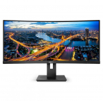 Monitorid Philips Curved UltraWide 345B1C 34 ", VA, WQHD, 3440 x 1440, 21:9, 5 ms, 300  cd/m&sup2;, Black