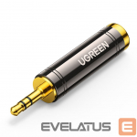 &Uuml;leminek Ugreen Ugreen adapter 3.5mm audio adapter (male) to 6.35mm mini jack (female) gray (AV168) Grey