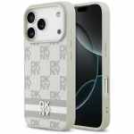 Muud kaubad DKNY  DKNY Checkered with Printed Stripes iPhone 17 Pro Case - Beige
