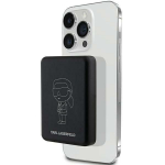 Muu telefoni lisavarustus Karl Lagerfeld  Karl Lagerfeld NFT Outline Ikonik MagSafe 5000mAh induction power bank - black