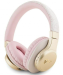 Juhtmevabad k&otilde;rvaklapid Guess  PU Leather 4G Script Logo BT5.3 Stereo Headphone Pink