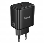Adaptrid Hoco  Phone GaN charger Hoco USB C PD AVS 40W max 60W N83 black