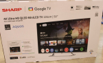 Televiisorid Sharp SALE OUT. 50JP7265E 50" (126cm) 4K Ultra HD QLED MiniLED Google TV | SALE OUT. 4K QLED MiniLED TV | 50JP7265E | 50 | Smart TV | Google TV | UHD | Silver | DAMAGED PACKAGING