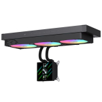 Jahutid gamemax  CPU Liquid Cooler | GLACIER 360 LCD BK | Black