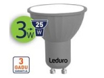 LED pirn Leduro  LED spuldze PAR16 GU10 3W 3000K