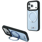 Tagakaaned BMW  BMW Kevlar Ring Stand 360 MagSafe Case for iPhone 18 Pro / 17 Pro - blue