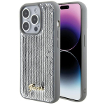 Tagakaaned Guess  Guess Sequin Script Metal case for iPhone 15 Pro Max - silver