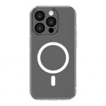Tagakaaned Connect Apple iPhone 14 Pro Max Clear Case With Magnetic and Camera Protection Transparent