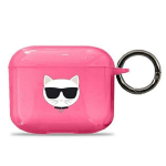 Tagakaaned Karl Lagerfeld  Karl Lagerfeld Choupette Case for AirPods 3 - Pink