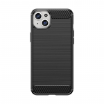 Tagakaaned Hurtel  Flexible carbon pattern case for iPhone 15 Plus Carbon Case - black