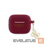 Korpus k&otilde;rvaklappidele Guess - Airpods 3 Case Silicone Classic Logo Gold With 4G Charm Marengo