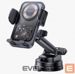 Automaatne hoidja yesido 15W Suction Cup Car Wireless Charging Holder Black