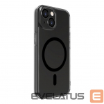Tagakaaned Evelatus Apple iPhone 15 Clear Case With MagSafe and Camera Protection Transparent Black