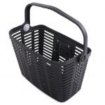 Jalgratta tarvik Wozinsky Wozinsky WKR-PK plastic handlebar bicycle basket - black