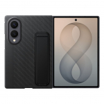 Tagakaaned Samsung  Samsung Carbon Standing Case EF-XF971SBE for Samsung Galaxy Z Fold 8 with stand + 2 anti-reflective films - black
