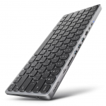 Arvuti klaviatuur Axagon KEYBOARD + I/O HUB 9IN1/0.6M HMC-KB-CRL