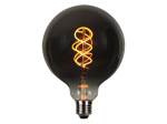 Laualamp iLike  LED spuldze E27 4W 1800K 150lm 220-240V FILAMENT G125 GLOBE RETRO VINTAGE GRAPHITE DIMMABLE LED line PRIME